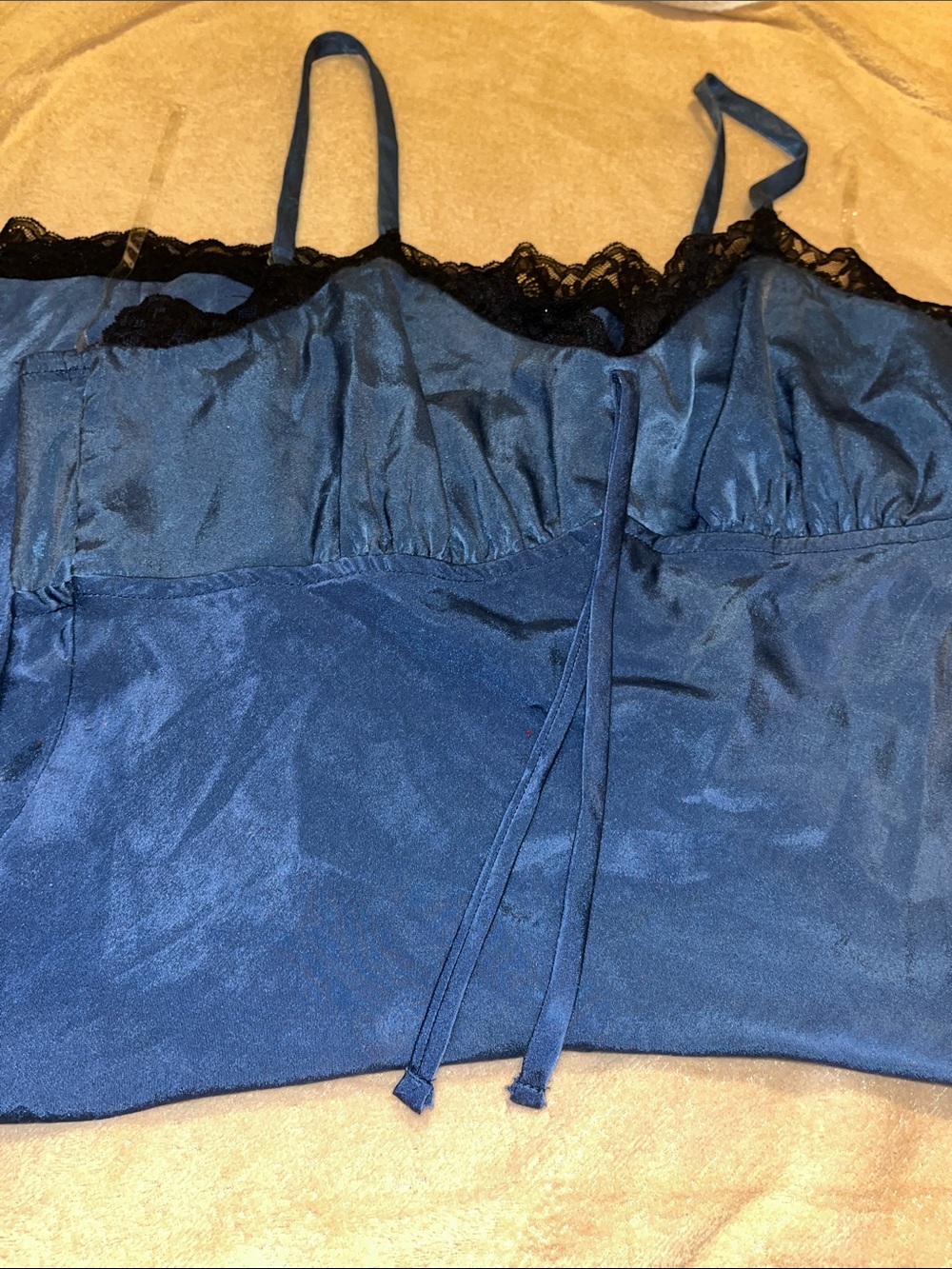 Blue tank dress